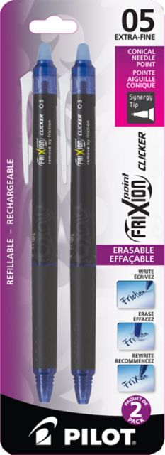 FRIXION POINT CLICKER 2PK BL