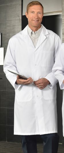 MENS LABCOAT WHITE S