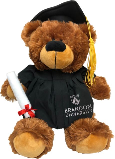 Brandon University 12 Grad Bear Plush