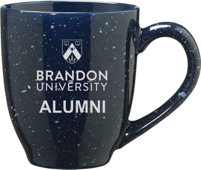 Brandon University Alumni 16 oz. Speckled Mug