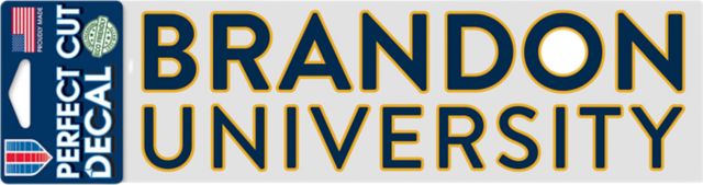 Brandon University 3 x 10 Decal