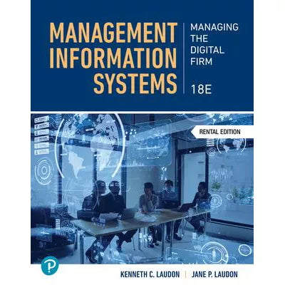 Management Information Systems: Managing Digital Firm (RRPHE)